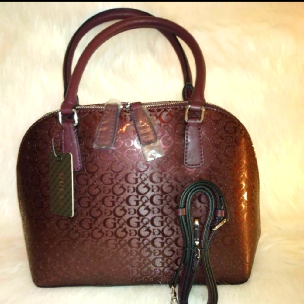 Guess Burgundy Bag